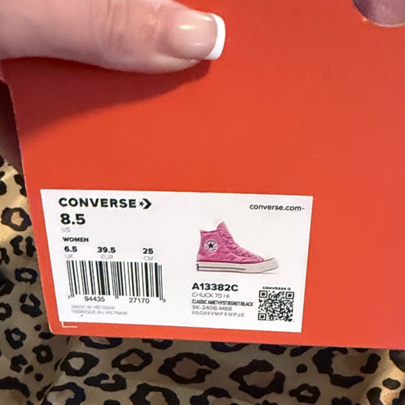 Converse Fuzzy Lavender High-Tops - Picture 4 of 4